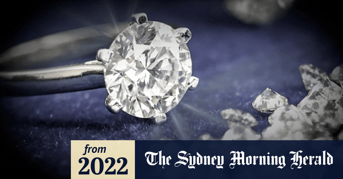 Half carat hotsell blue diamond